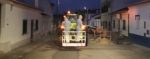 Sousel: Câmara Municipal desinfetou todas as ruas do concelho