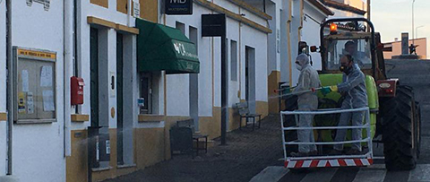 Sousel: Câmara volta a desinfetar ruas para evitar propagação da Covid-19