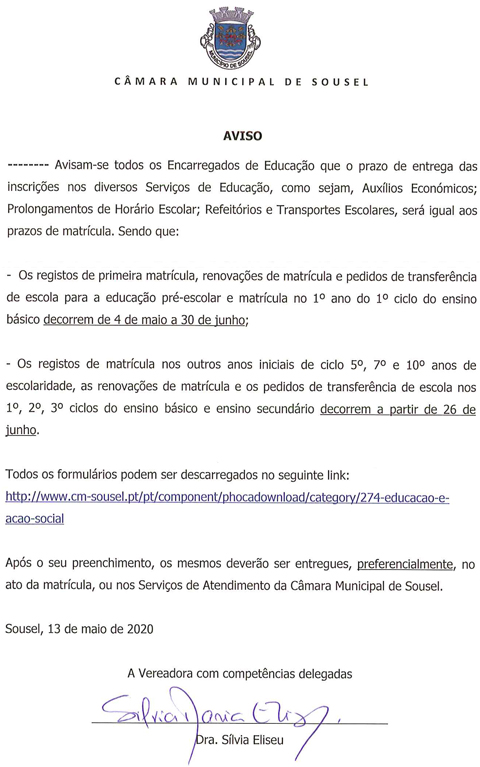 – AVISO –