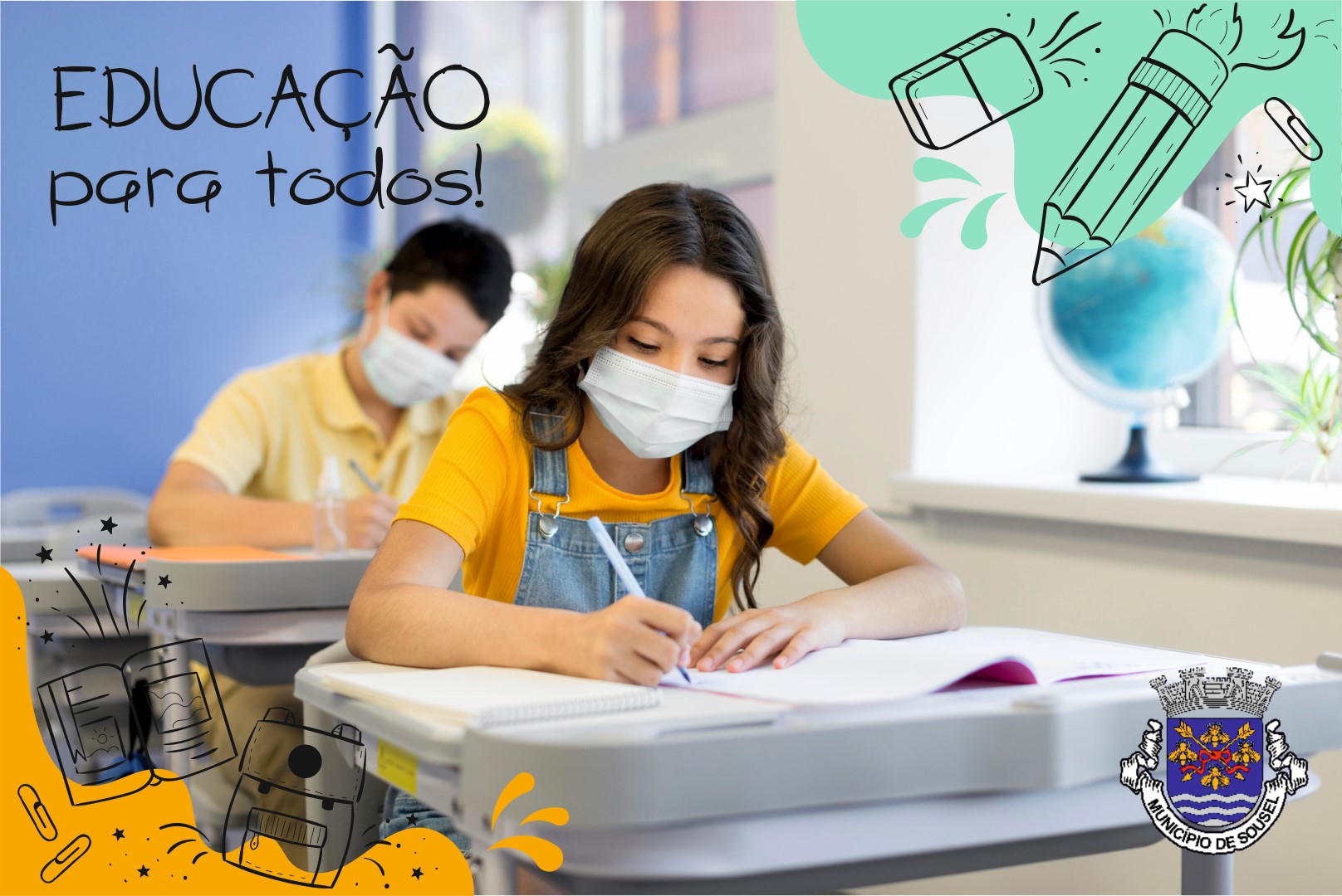 AUTARQUIA OFERECE CADERNOS DE ATIVIDADES ATÉ AO 9.º ANO