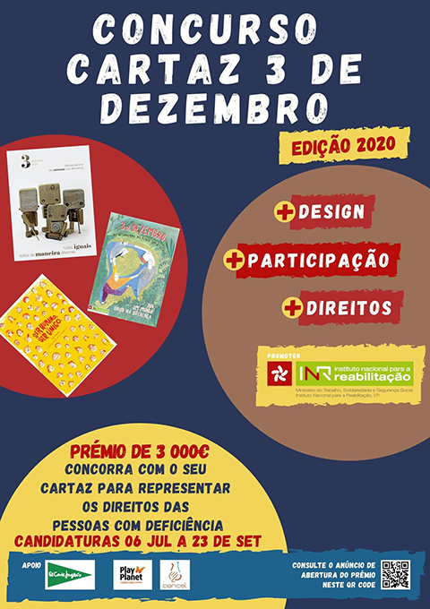 Prémio “Cartaz 3 de dezembro – Dia Internacional das Pessoas com Deficiência” tem candidaturas abertas até 23 de setembro
