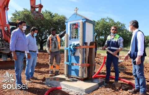 “NICHO DA SANTINHA” NA FREGUESIA DE SANTO AMARO FOI REPOSICIONADO