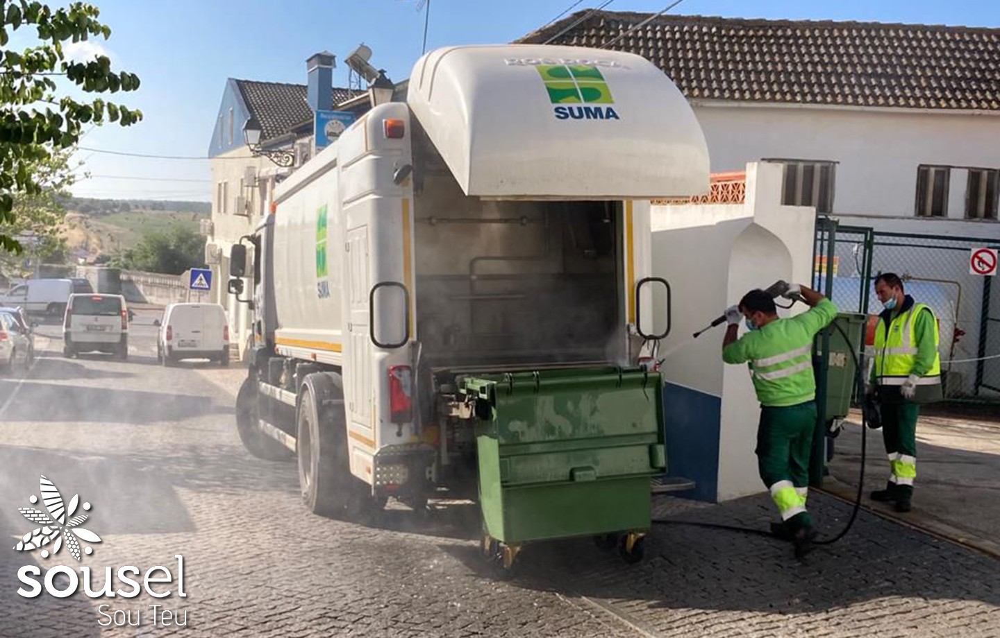 CÂMARA PROCEDE À HIGIENIZAÇÃO E DESINFEÇÃO DE CONTENTORES EM TODO O CONCELHO