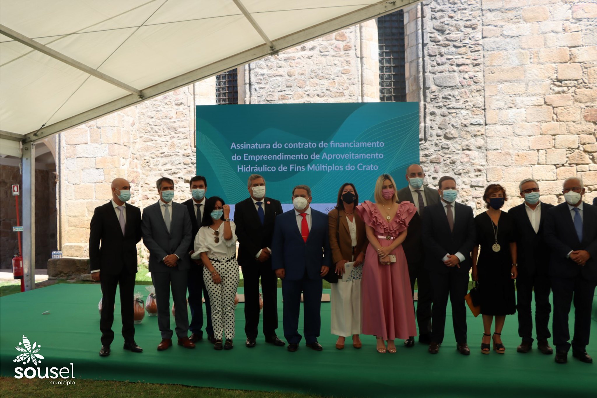 Assinado contrato de financiamento para a Barragem do Pisão