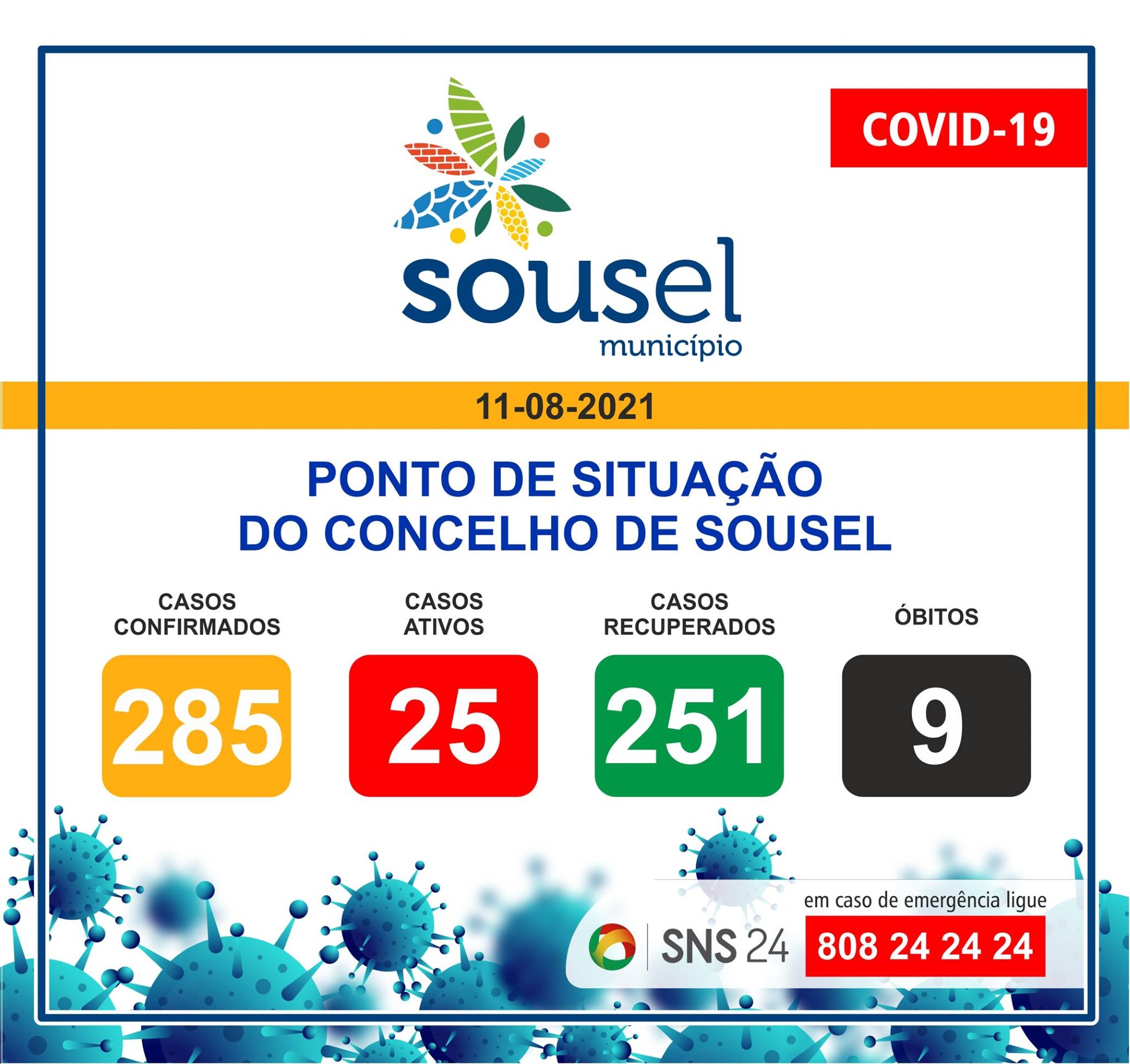 SITUAÇÃO EPIDEMIOLÓGICA NO CONCELHO – 11/Agosto