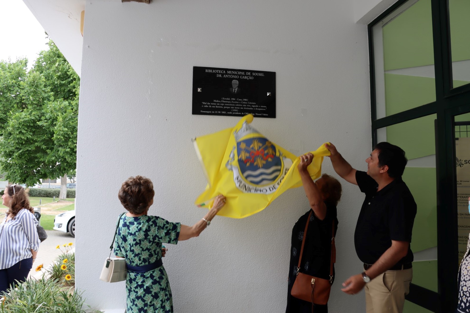 Câmara Municipal de Sousel homenageou o Dr. António Garção