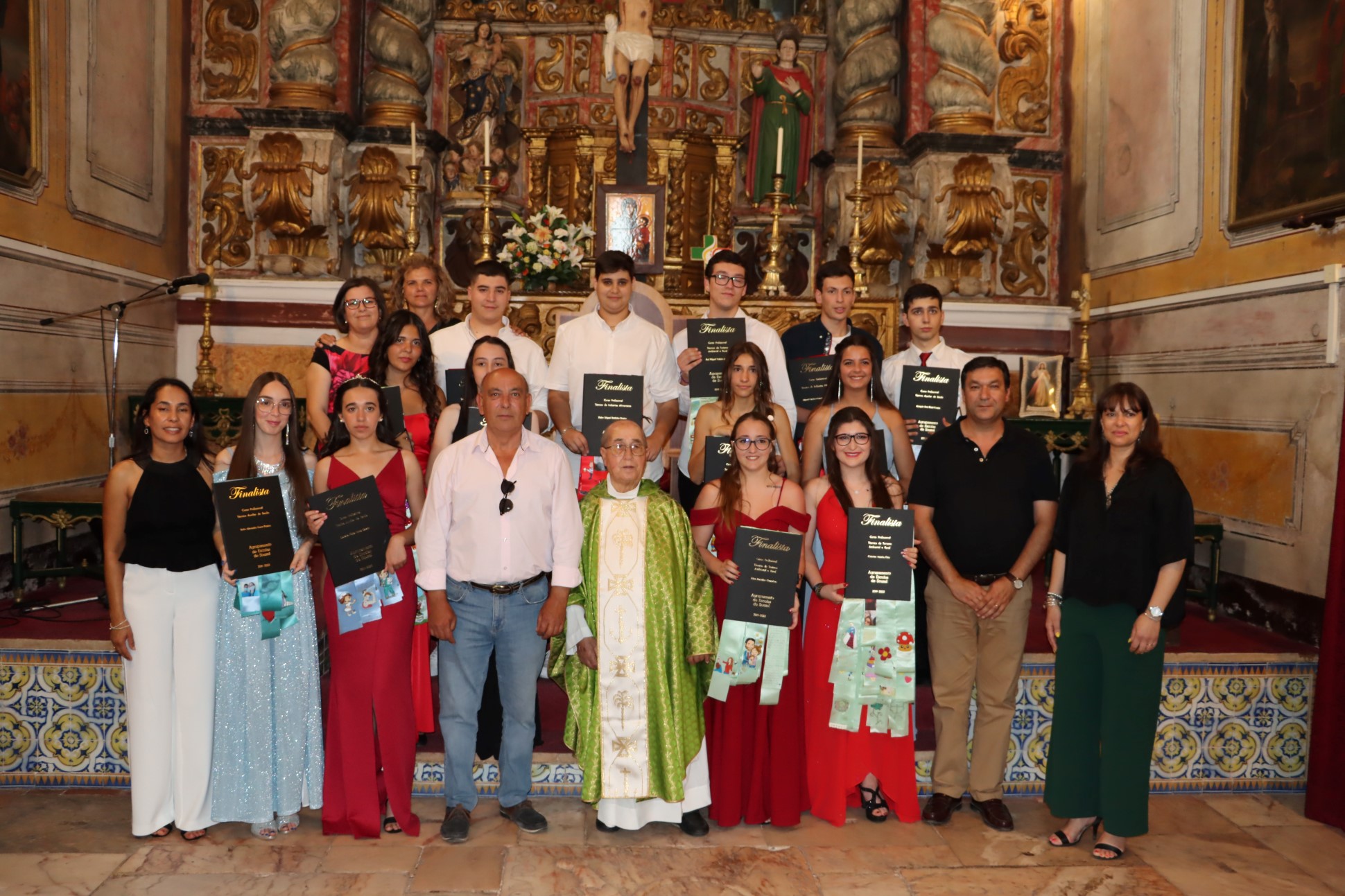 Bênção das pastas da turma de 12º ano do Agrupamento de Escolas de Sousel