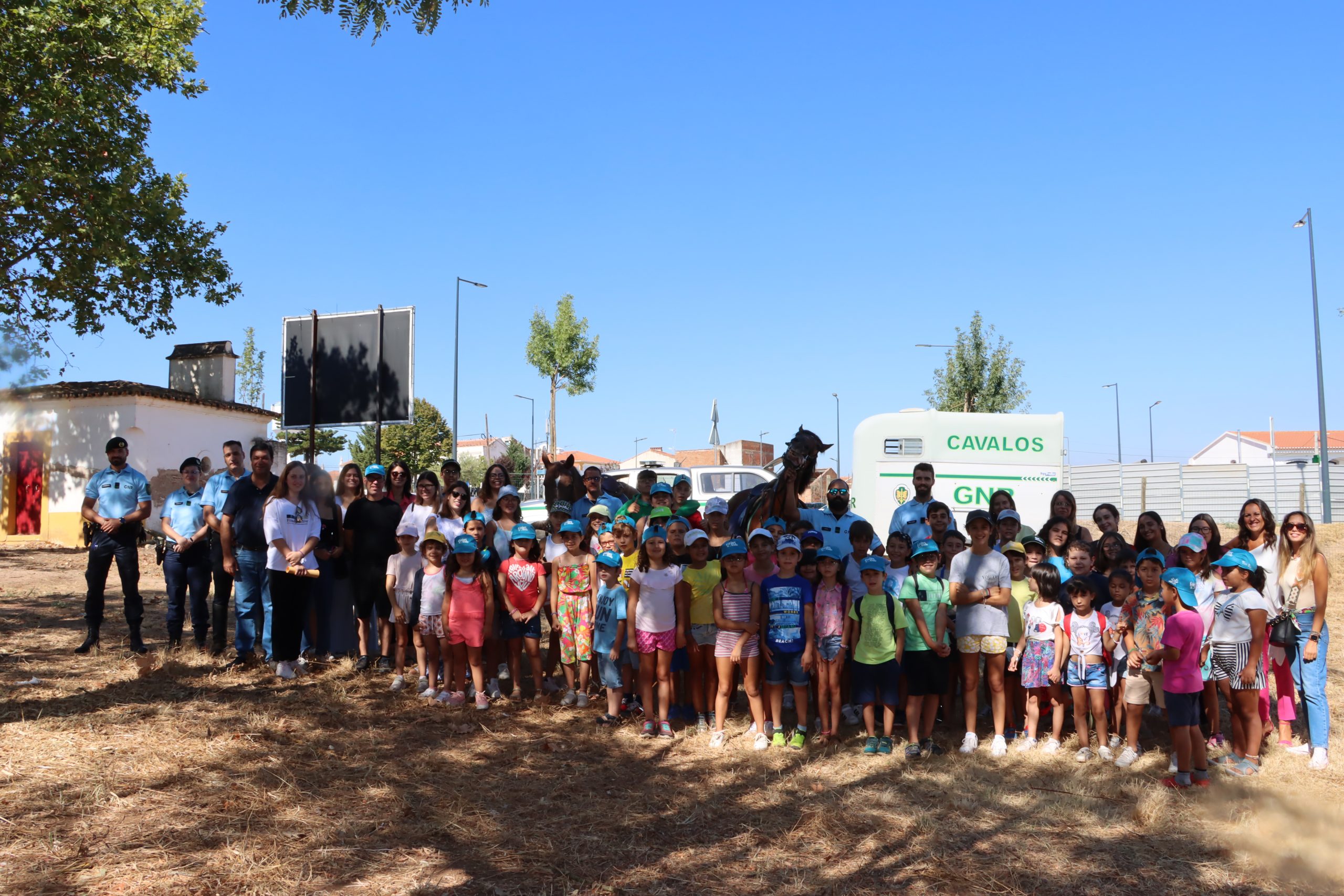 GNR colabora em atividade com crianças do concelho