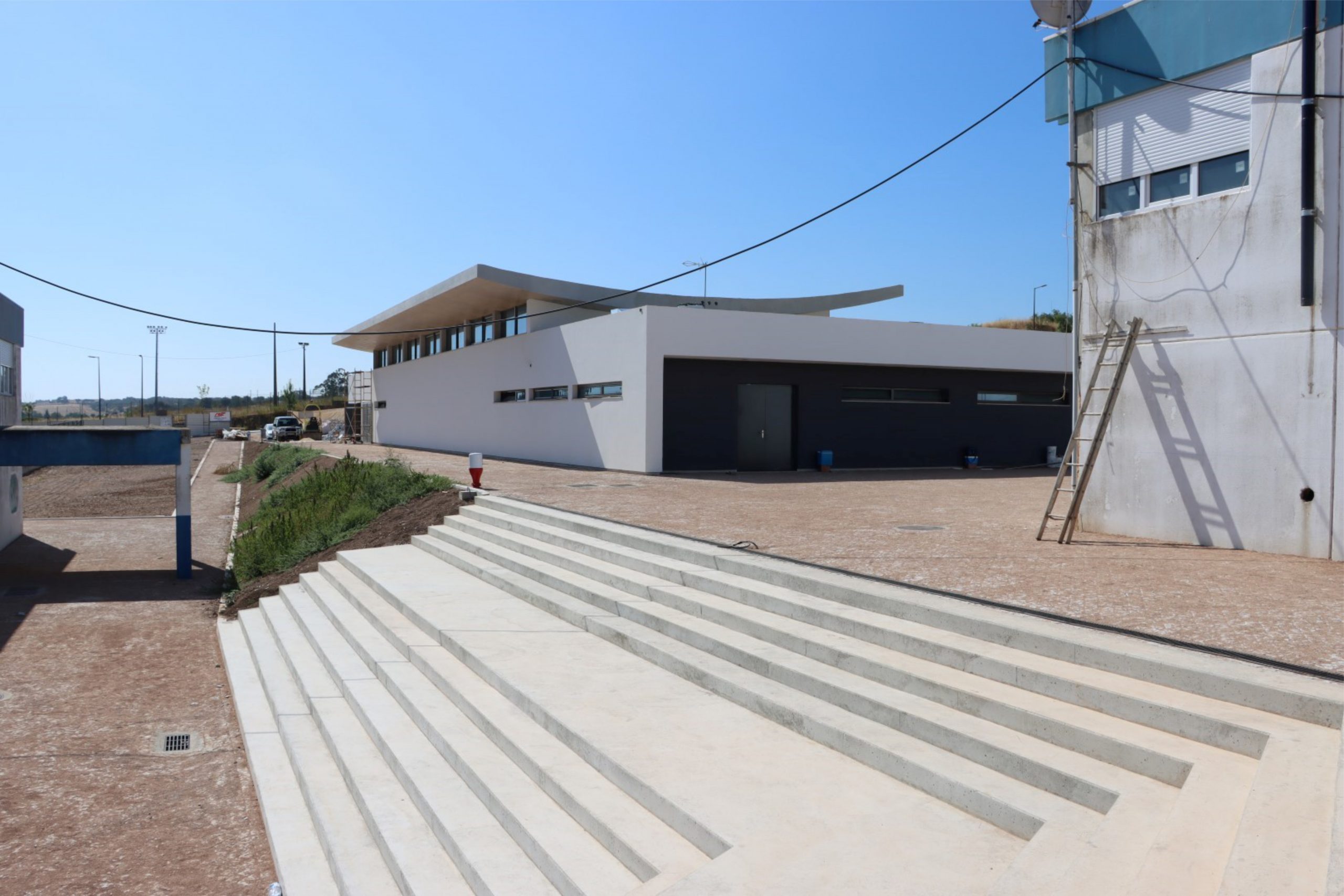 Obra do Pavilhão Multiusos a decorrer a bom ritmo