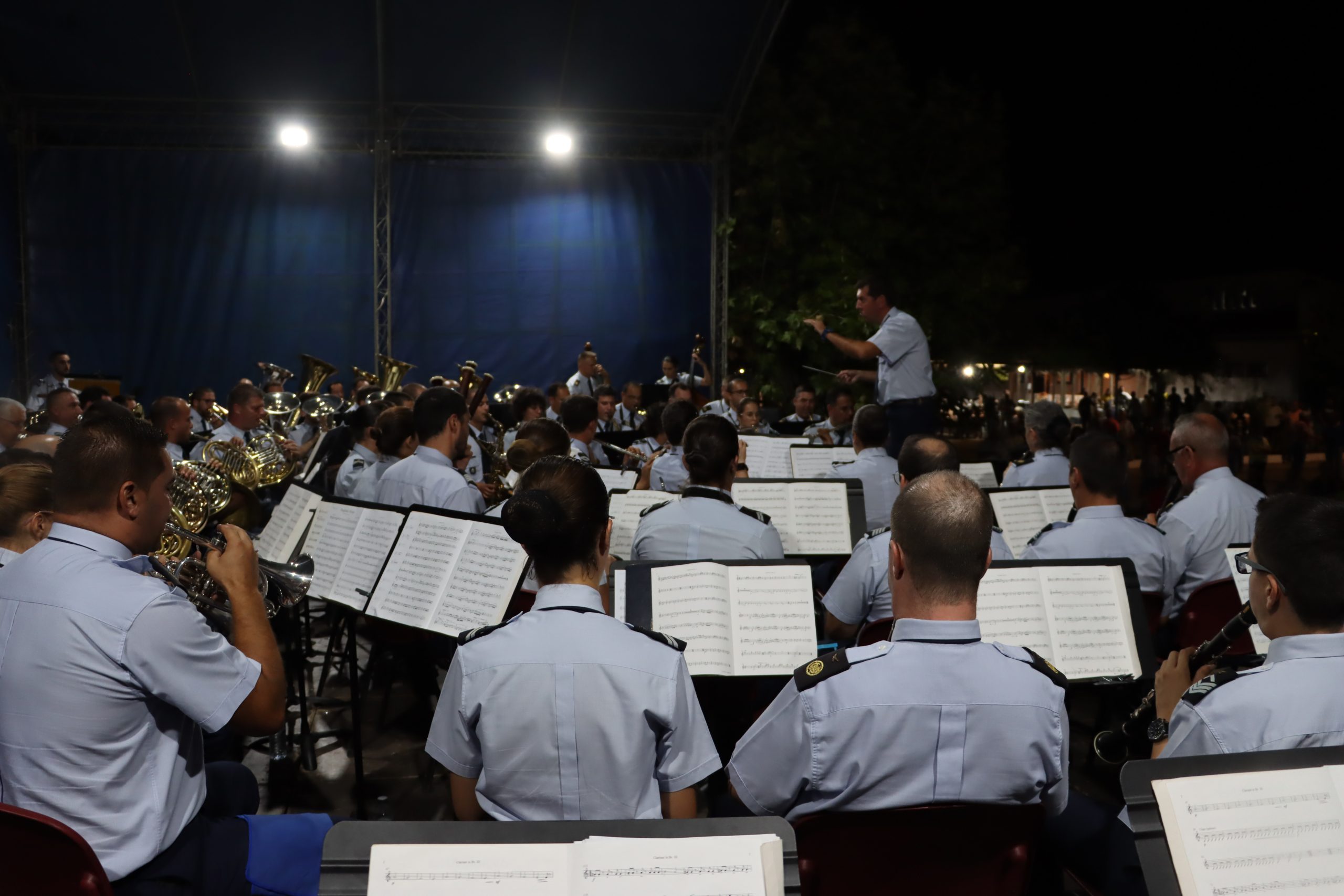 Banda de Música da Força Aérea deu concerto em Cano