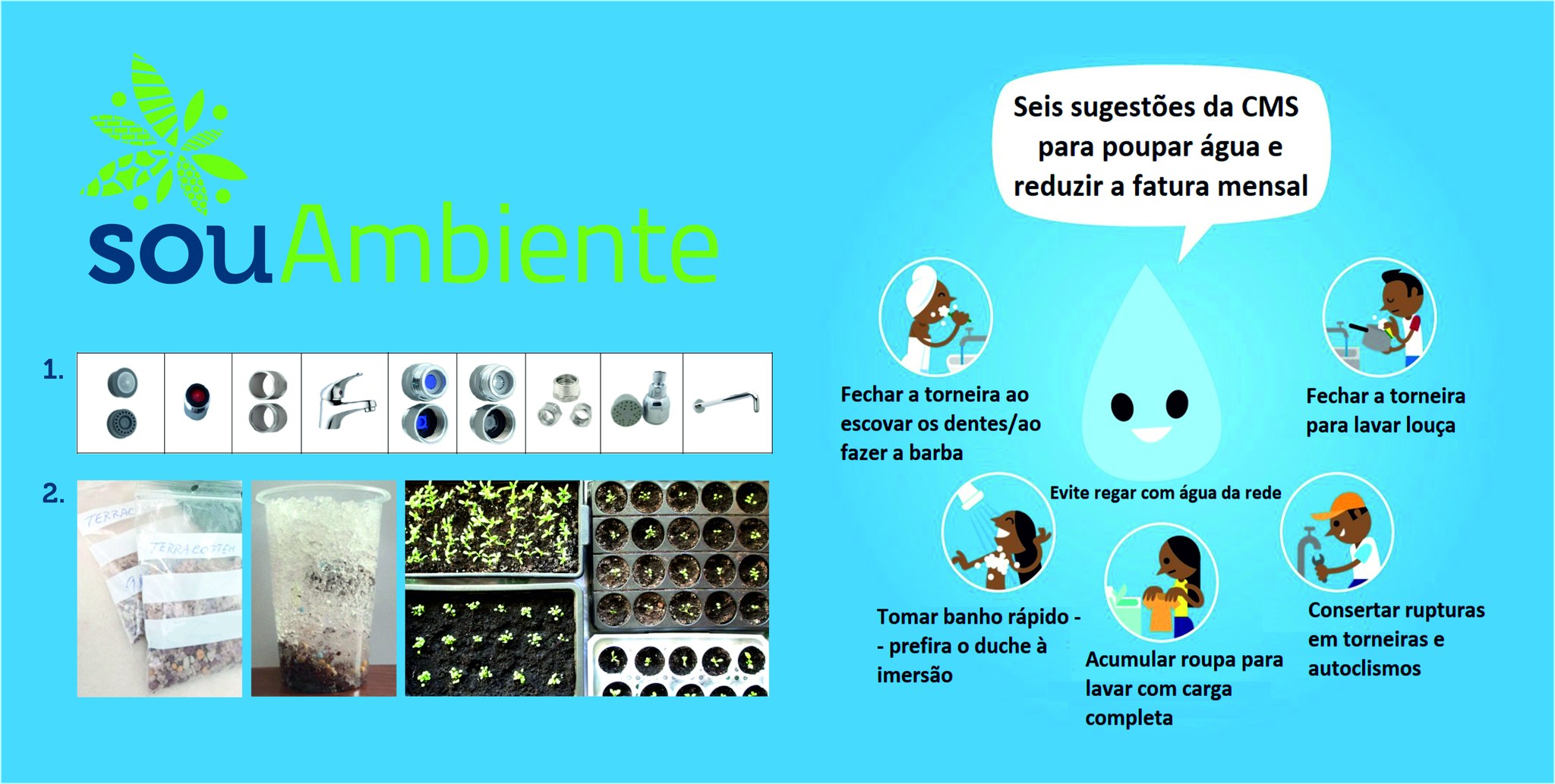 CMS traça estratégia de redução de consumos de água