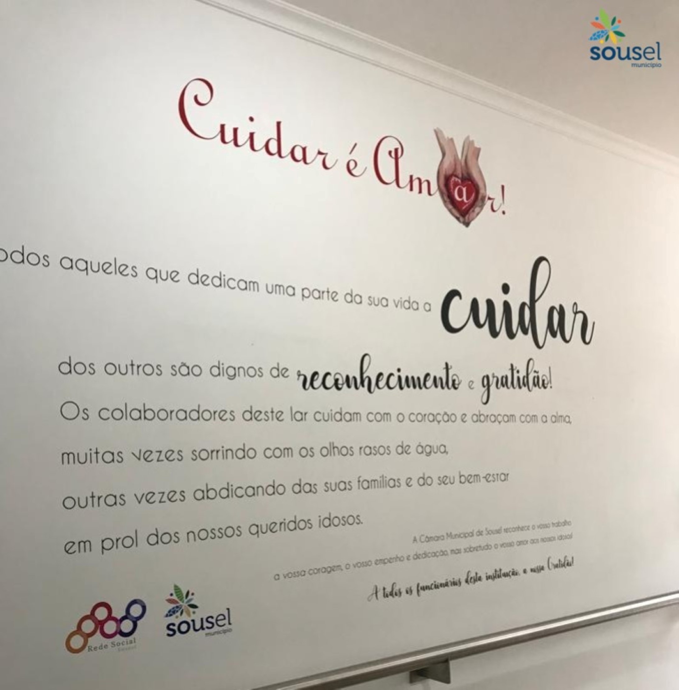 Município homenageia cuidadores dos lares