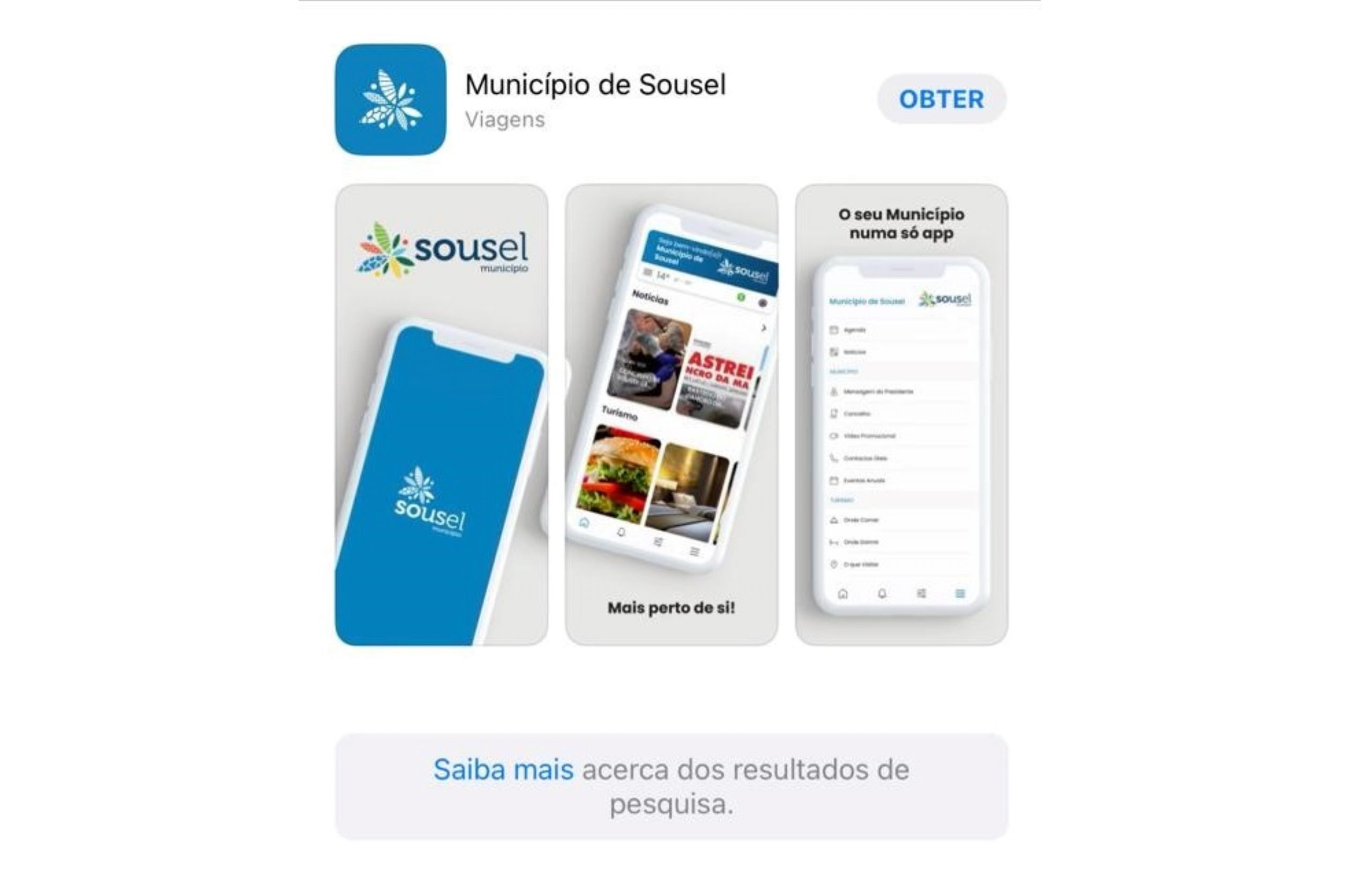 SOUSEL TEM UMA APP MUNICIPAL. DESCARREGUE-A!