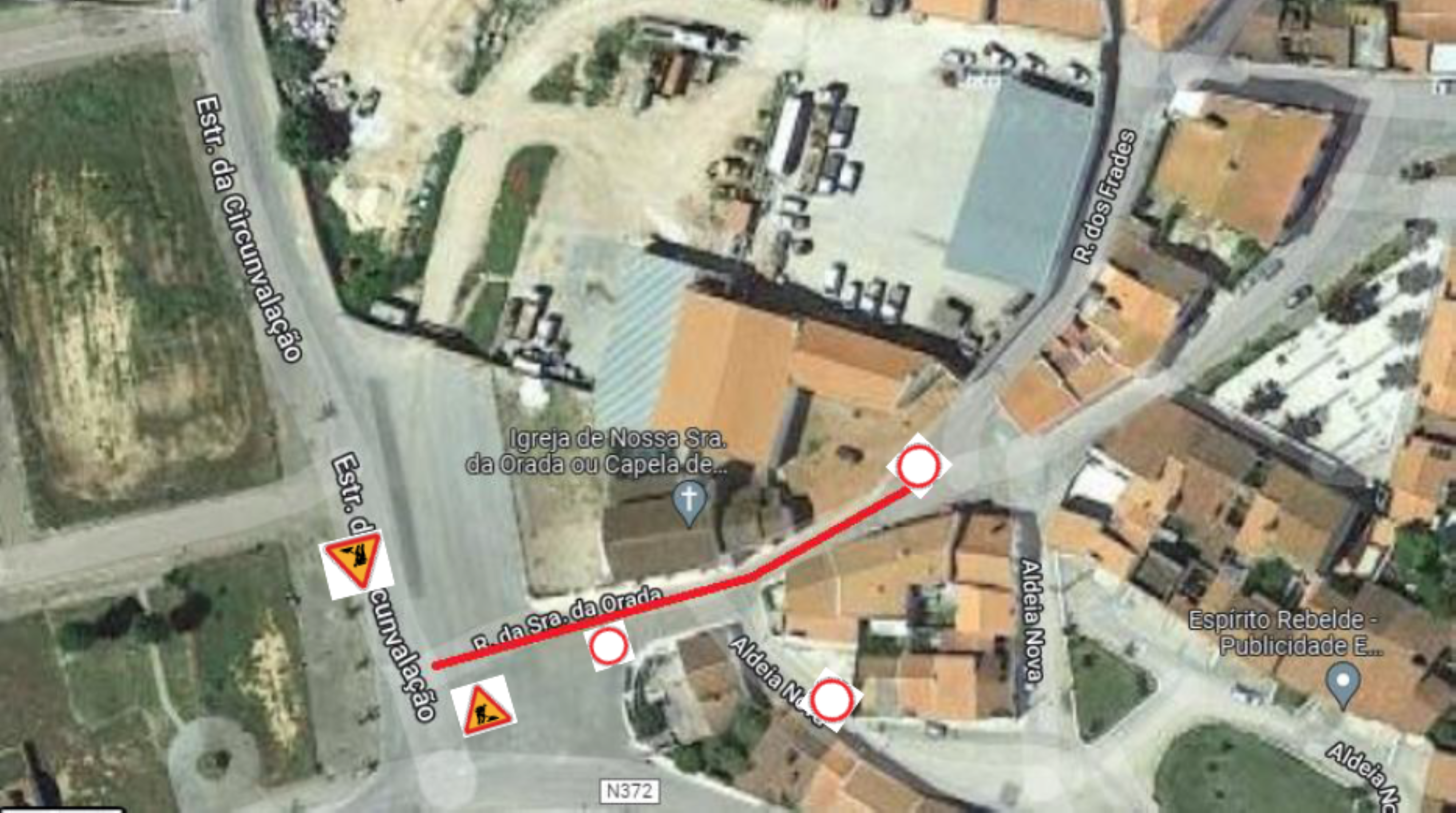 AVISO DE ALTERAÇÃO DE TRÂNSITO devido a trabalhos de pavimentação em Sousel