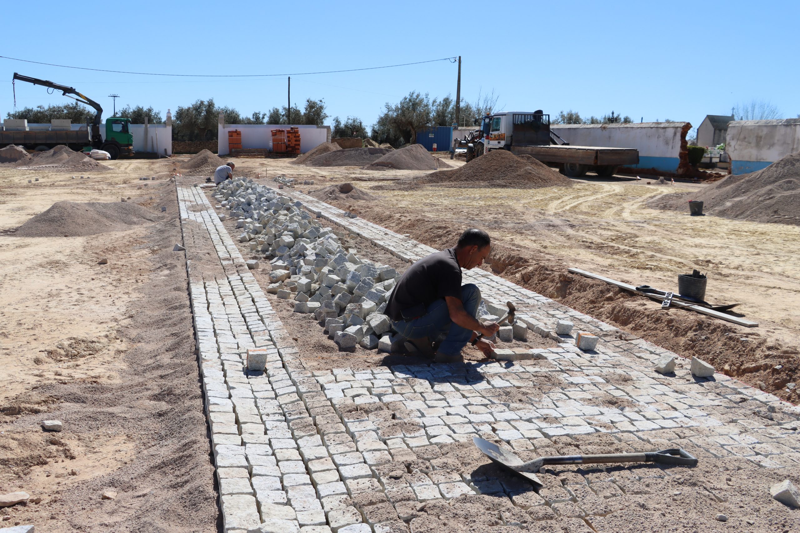 Obra de ampliação do Cemitério de Cano decorre a bom ritmo