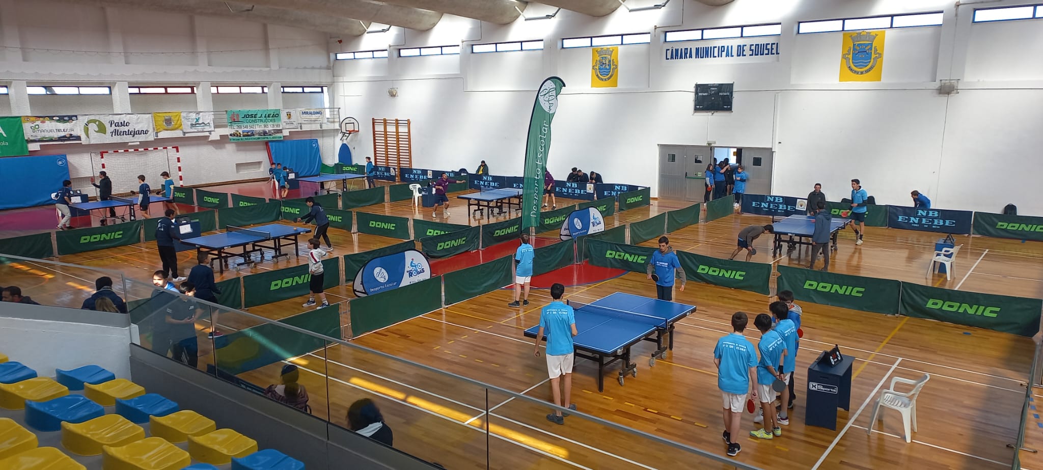 Pavilhão de Sousel acolheu 200 alunos em torneios do Desporto Escolar