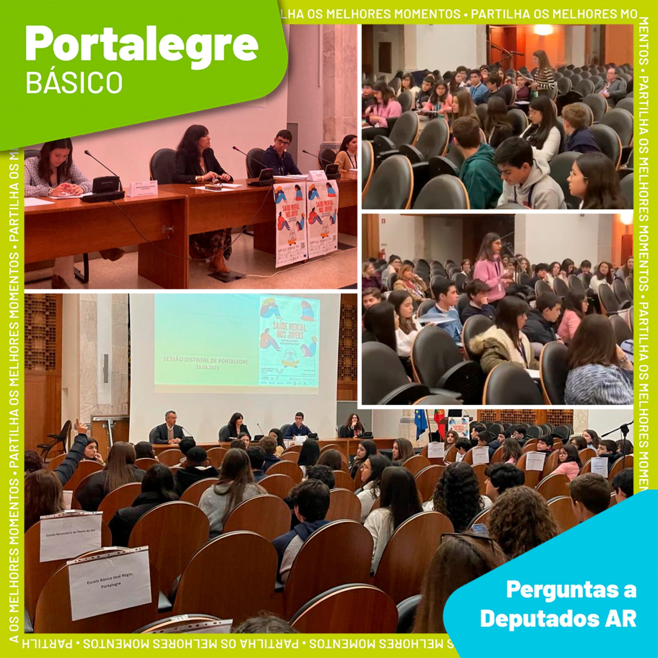 Alunos de Sousel reuniram com Presidente da Assembleia da República