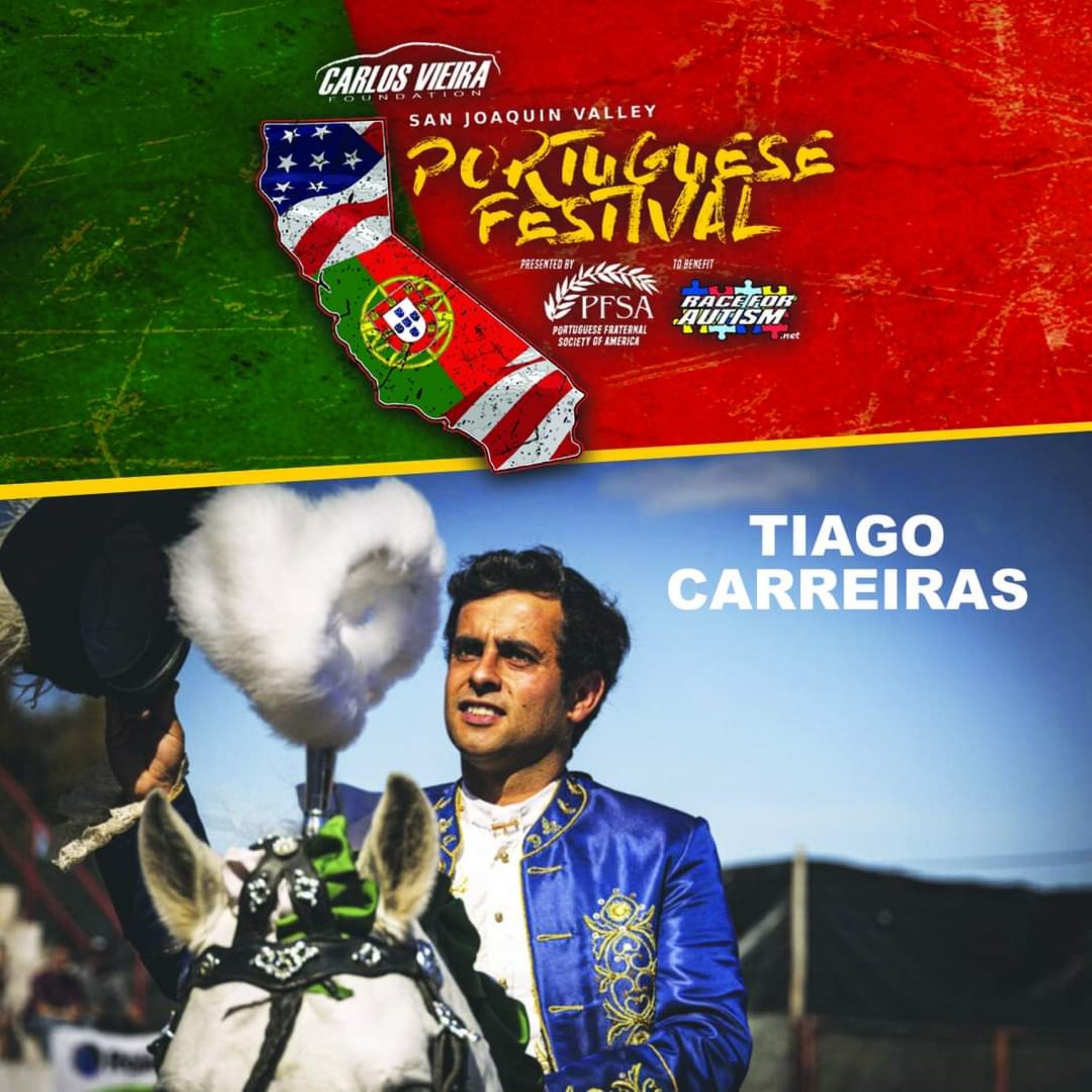 Tiago Carreiras brilha em festival dos Estados Unidos da América