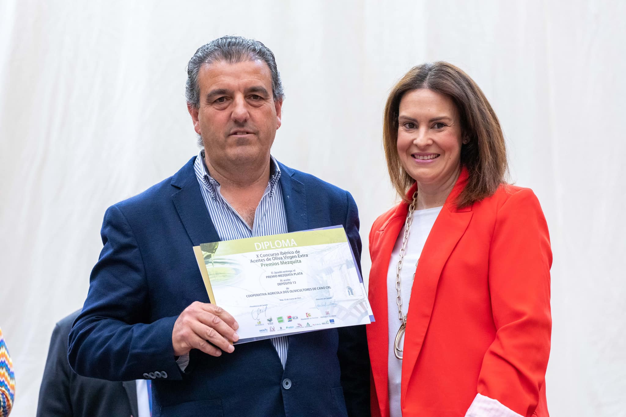 Cooperativa de Cano premiada no X Concurso Ibérico de Qualidade de Azeite Virgem Extra 2023