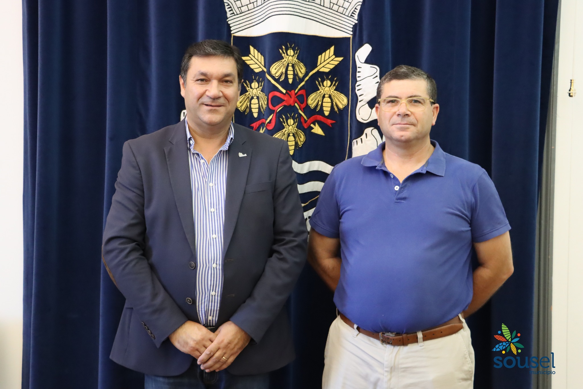 Município de Sousel recebe Padre Joaquim Pinheiro nos Paços do Concelho