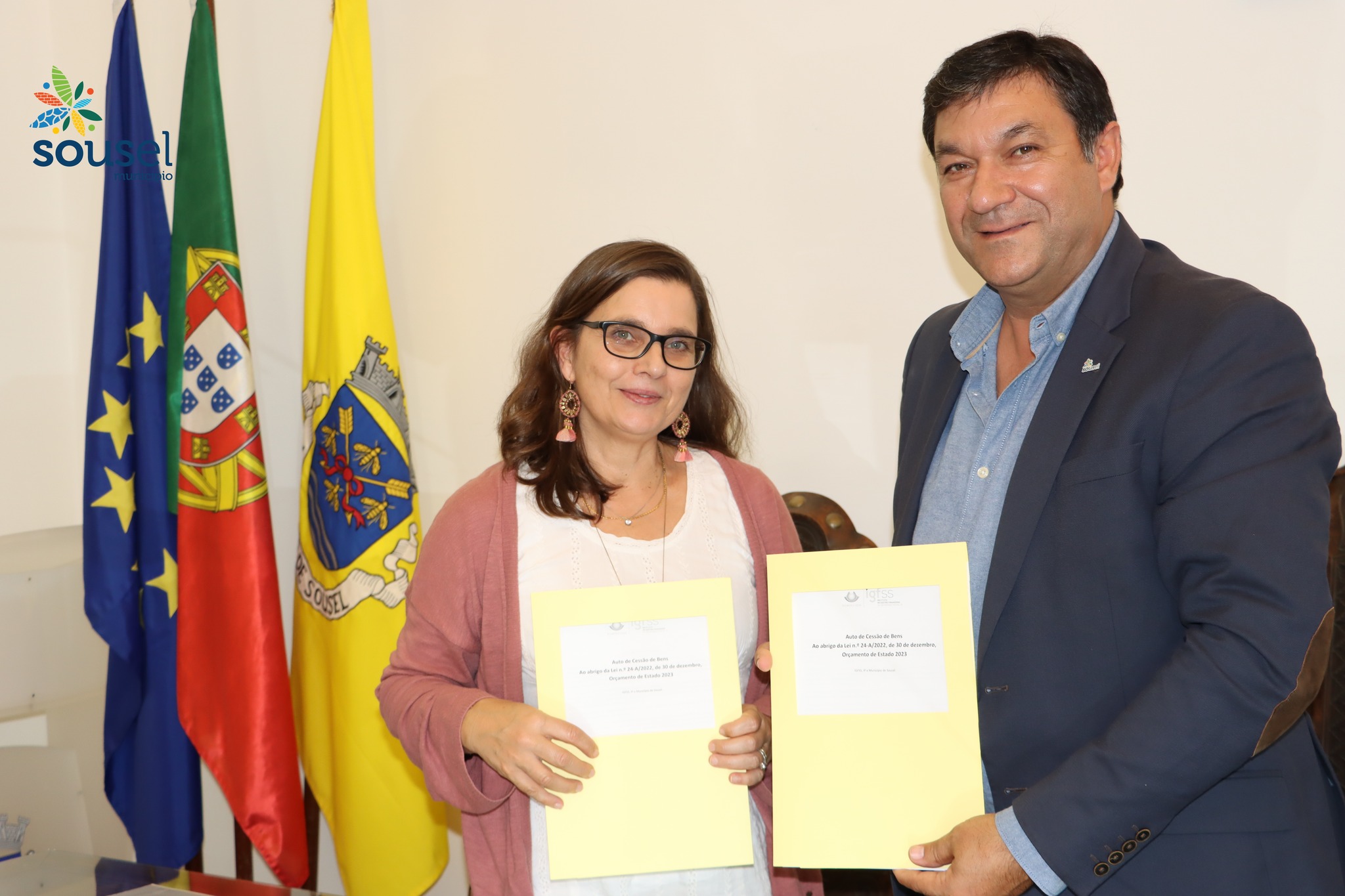 Município assina Auto de Cedência de dois imóveis da freguesia de Casa Branca