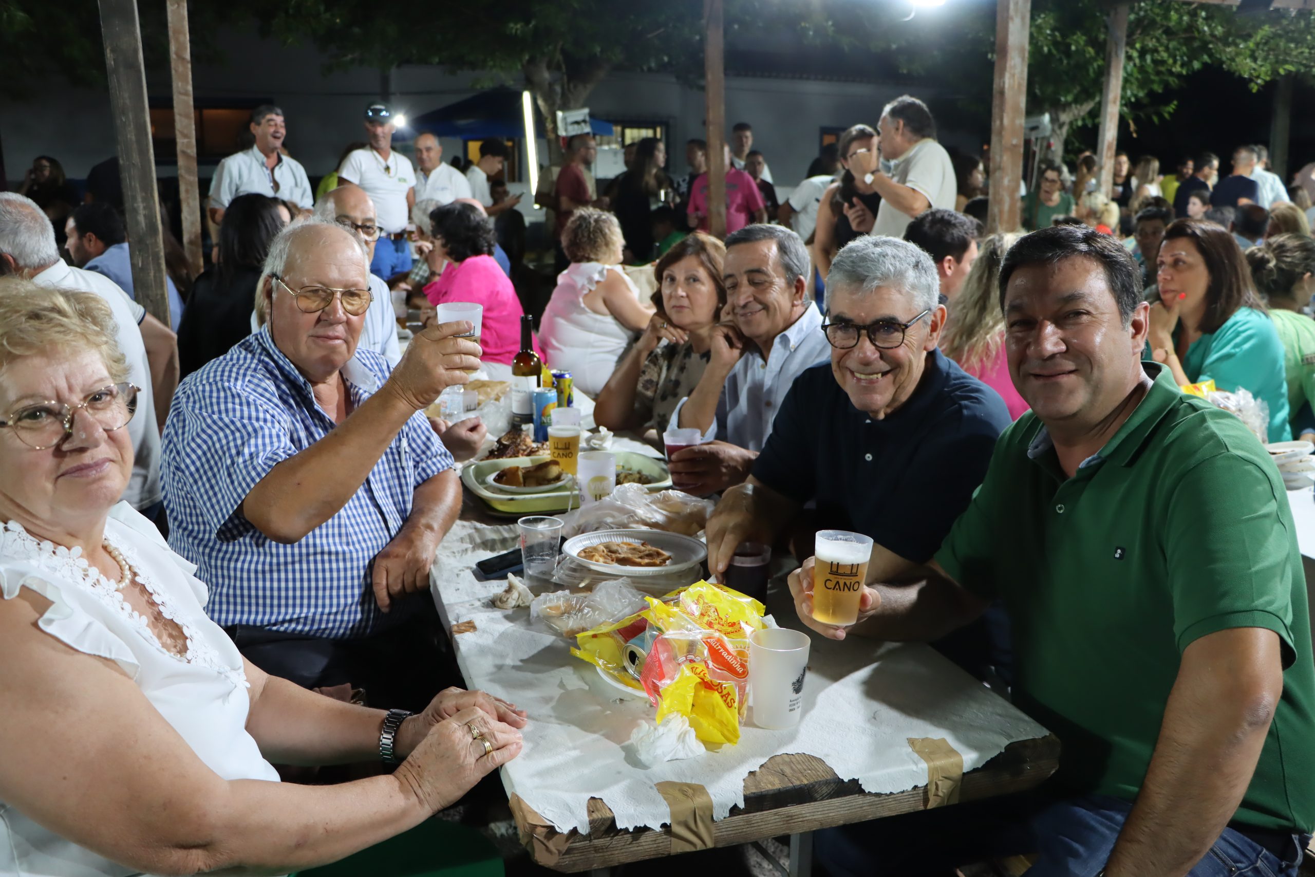 Cano esteve em festa no fim-de-semana