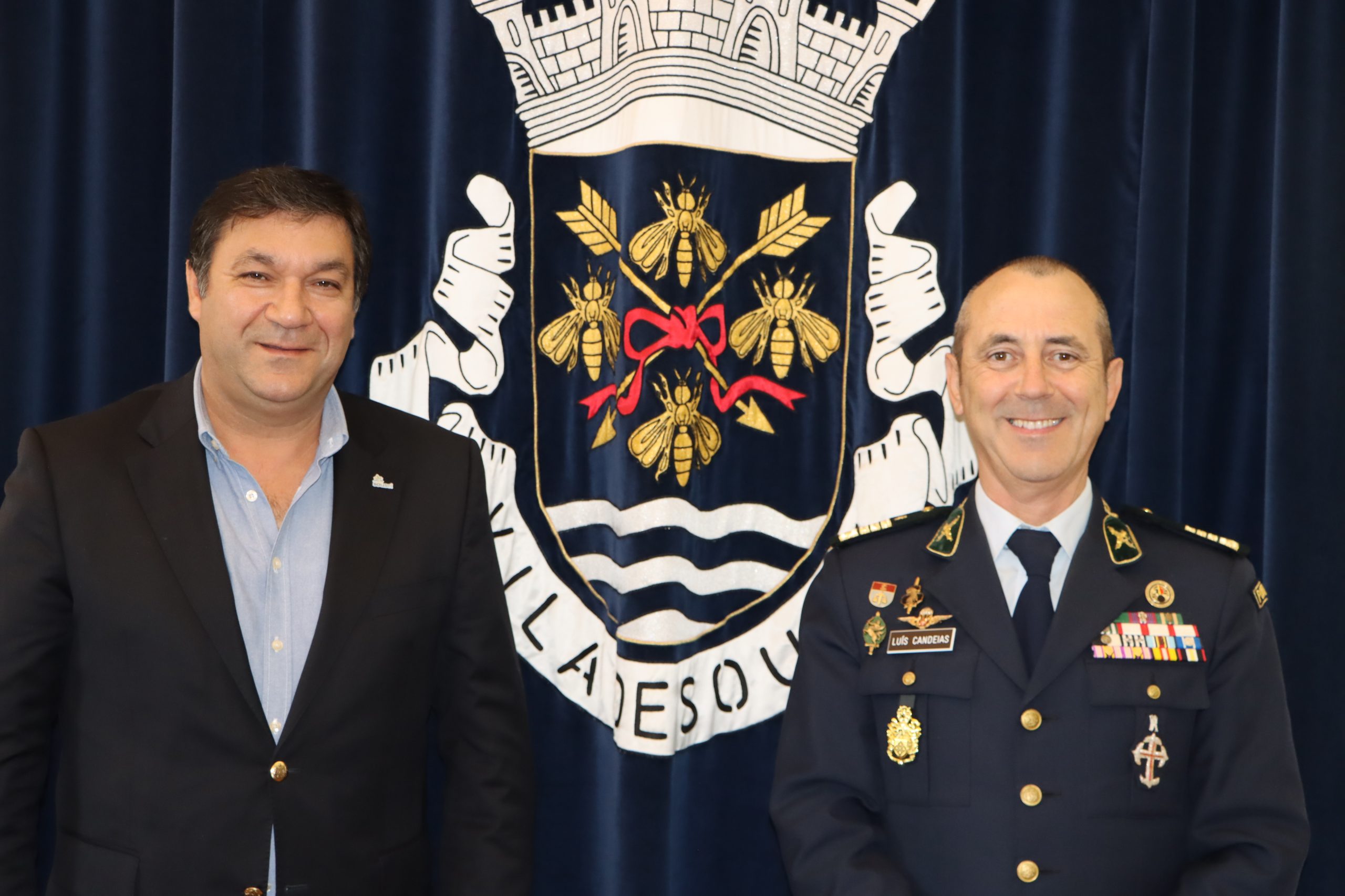 Novo comandante da GNR de Portalegre apresenta cumprimentos na Câmara Municipal