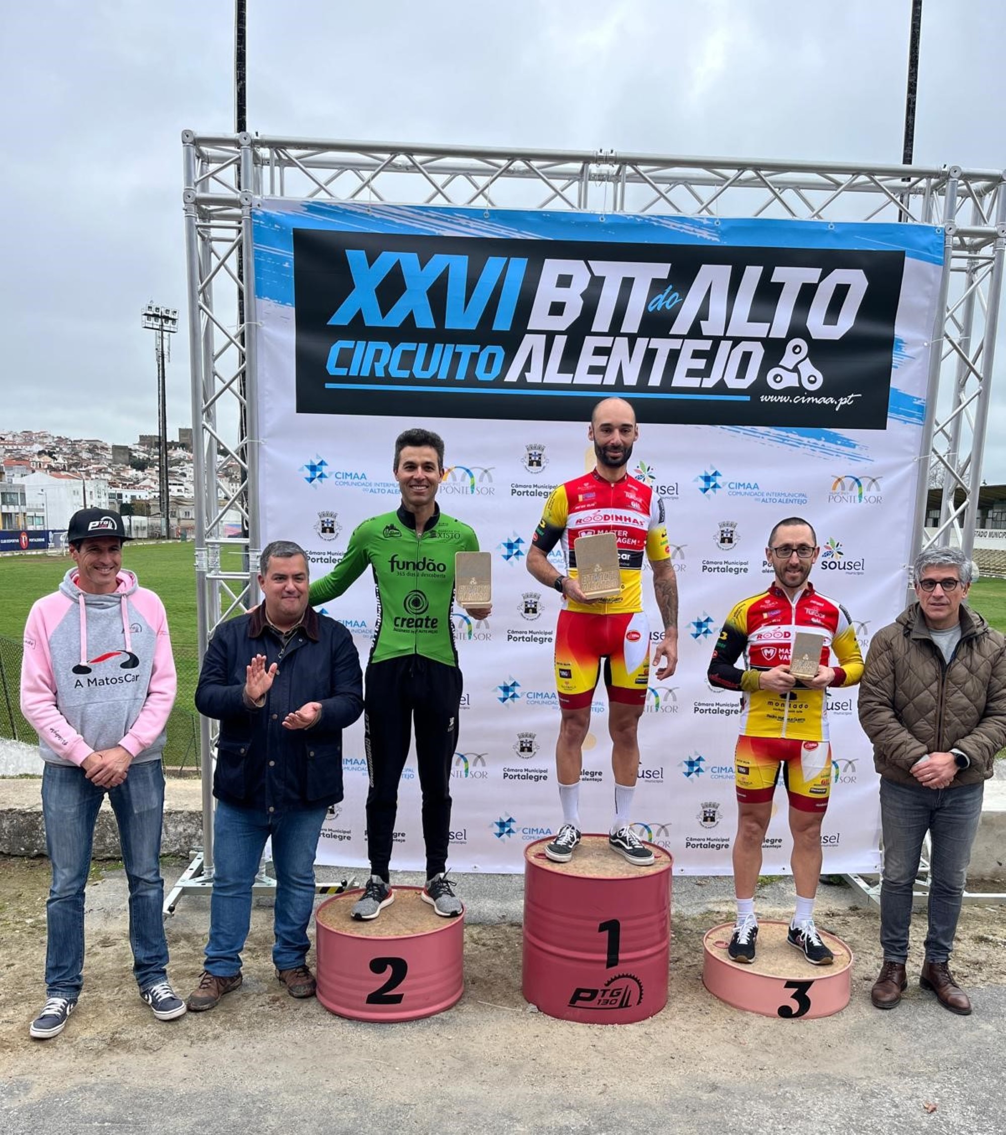 Pedro Correia no pódio do XXVI Circuito de BTT do Alto Alentejo