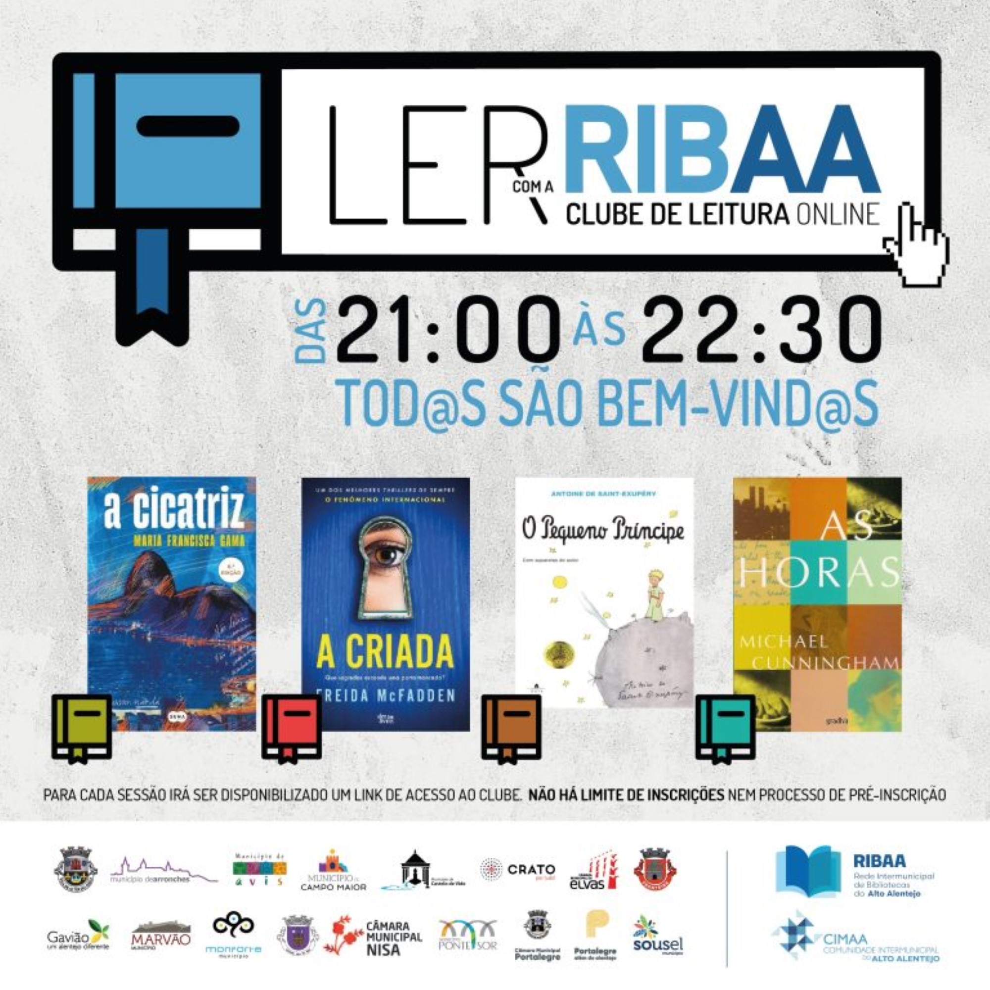 RIBAA promove Clube de Leitura Online ao longo do ano