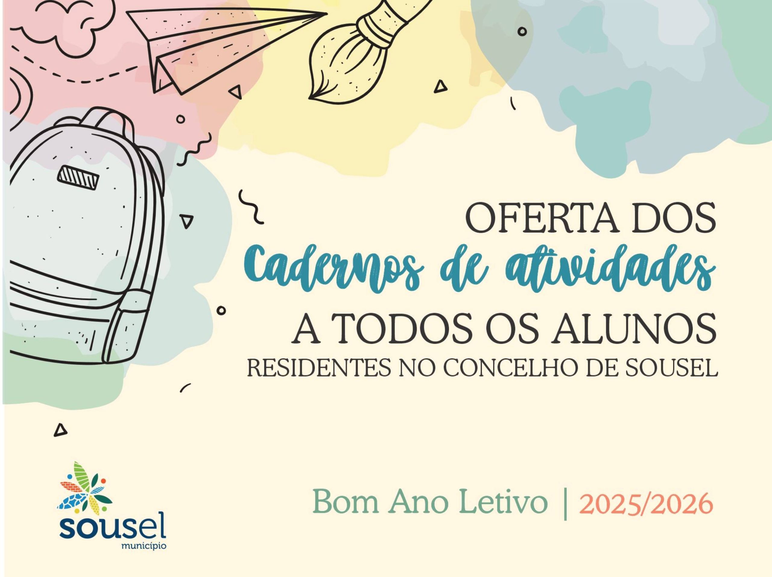 Oferta dos Cadernos de Atividades para o Ano Letivo 2025/26