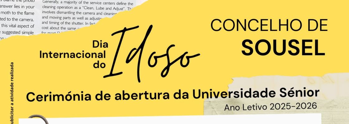 Dia Internacional do Idoso | Cerimónia de abertura da Universidade Sénior