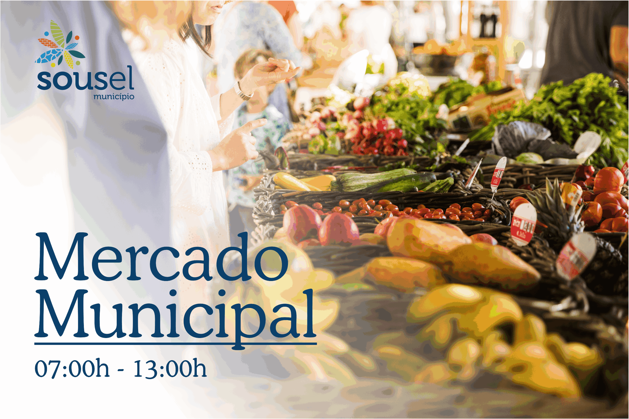 Mercado Municipal de Sousel aberto todos os sábados