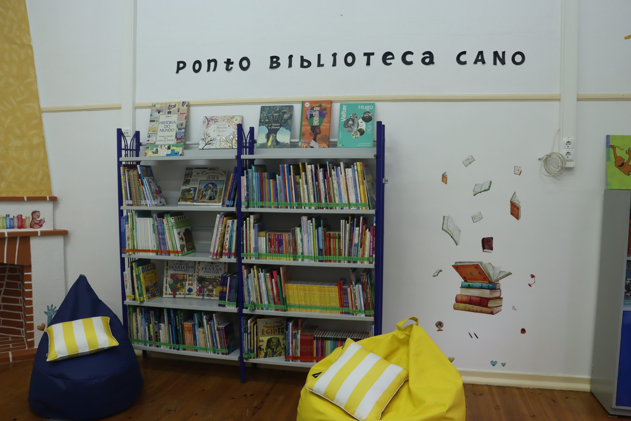 Ponto Biblioteca inaugurado na Escola Básica de Cano