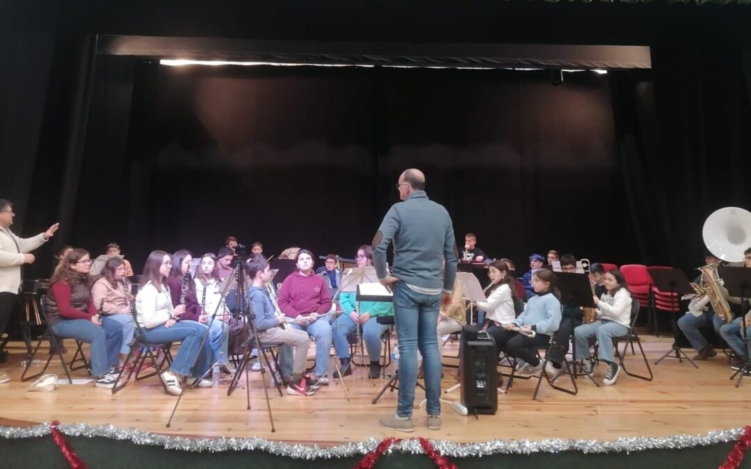 Escola de Música e Banda dos Bombeiros de Sousel no 1⁰ Estágio da OJAA – 2025/2026